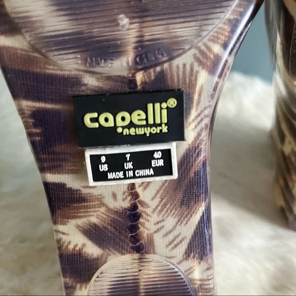 Capelli New York Cheetah Print Rain Boots - Picture 9 of 10